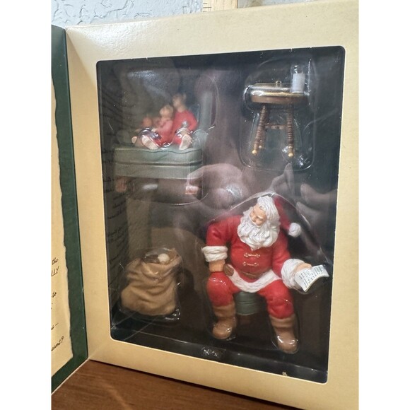 NIB 2002 Hallmark Keepsake Ornament Santa’s Big Night 4 Piece Membership Set - Picture 3 of 5